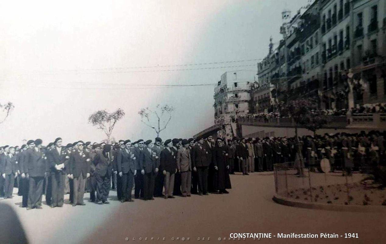Constantine - Manifestation Petain - 1941 (7).jpg